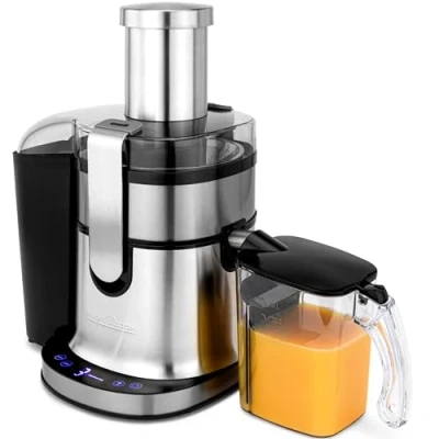 Bild av Profi Cook PC AE 1156 Professionell juicepress Touchkontroll LED display 800 Watt Silver och svart färg