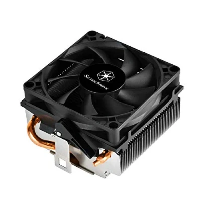Bild av SilverStone Technology SST KR01 Kryton CPU kylare, låg profil, smal 80 mm PWM fläkt, 54 höjd, AMD sockel AM2/AM3/AM4/FM1/FM2