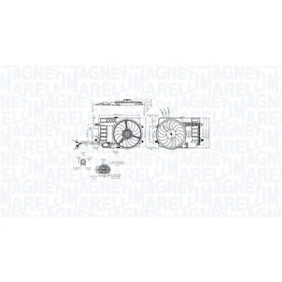 Bild av Fläkt, kylare Magneti marelli 069422858010