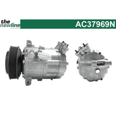 Bild av The NewLine AC37969N Compresseur De Climatisation PXV16 OPEL: Vectra C CC, Caravan, Berline, SAAB: 9 3 Berline