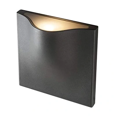 Bild av SLV LED vägglampa VILUA L för effektiv utomhusbelysning husingångar, väggar, vägar, terrasser, fasader, trappor vägglampa, utomhuslampa, trädgårdslampa