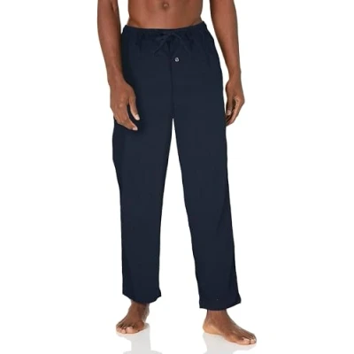 Bild av Amazon Essentials Men&#039;s Pyjamasbyxa i flanell (finns Big &amp; Tall), Marinblå, XL