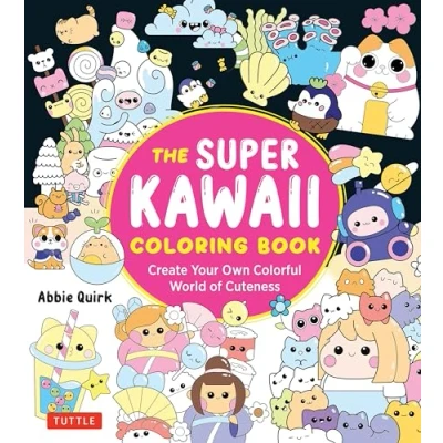Bild av The Super Kawaii Coloring Book: Create Your Own Colorful World of Cuteness