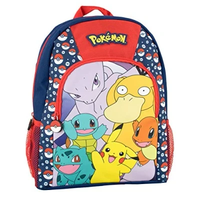Bild av Pokemon Ryggsäck Pikachu Pojkar Skolväska Bulbasaur Barn Blå En Storlek