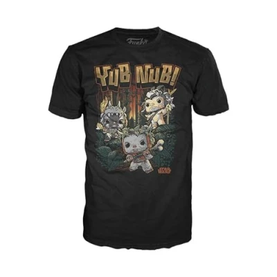 Bild av Funko Boxed Tee: Star Wars Ewok XL t shirt kläder presentidé kortärmad topp för vuxna unisex män och kvinnor officiella varor Filmfans