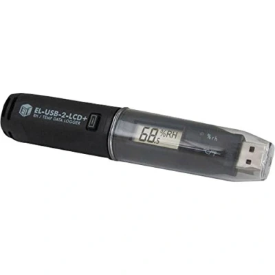 Bild av Lascar Electronics EL USB 2 LCD+ Multi datalogger Mål Temperatur, Luftfugtighed 35 till 80 C 0 100 % rF