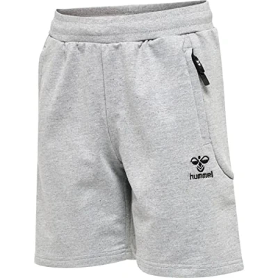 Bild av Hummel MOVE GRID Träningsshorts för barn, Storlek: 152, Grey melange