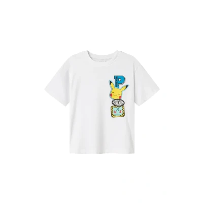 Bild av Name IT pojkar Nkmjeno Pokemon Nreg Ss Top Box Noos Sky, Ljus vit, 146 152