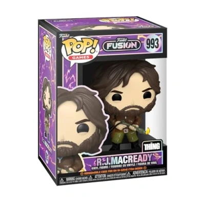 Bild av Funko POP! Games: FF R.J. MacReady the Thing Vinylfigur för samlare Presentidé Officiell merchandise Leksaker barn och vuxna Skräckfans Modellfigur utställning