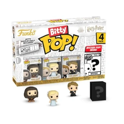 Bild av Funko Bitty Pop! HP GoF Hagrid 4pkE en överraskning mystisk minifigur 0,9 tum (2,2 cm) Harry Potter samlarobjekt Stapelbar Visningshylla ingår Presentidé Tårtunderlägg