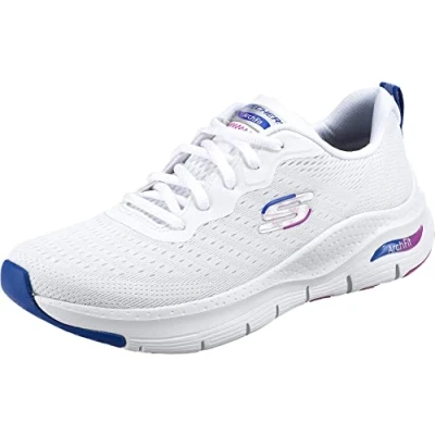 Bild av Skechers dam Sneaker Arch Fit Infinity Cool, Vitt nät multi trim, 37 EU