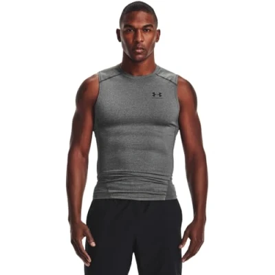 Bild av Under Armour UA HG COMP SL HEAT GEAR Linne, Storlek: XS, Carbon heather