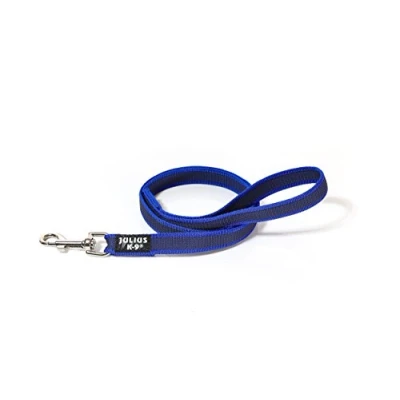 Bild av Julius K9 C&amp;G Super grip leash blue/grey 20mm/1.0m with handle