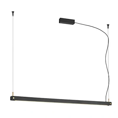 Bild av SLV Hänglampa NOYA PD PHAS/vardagsrumslampa, inomhusbelysning, hängande lampa matsal, LED, tak lamp/CCT strömbrytare 2700/3000K 32 W 2025lm svart aluminium dimbar