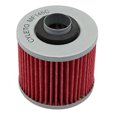 Bild av Cyleto oljefilter för YAMAHA XVS400 XVS 400 DRAGSTAR 1996 2007/XVS650 650 1997 1998 1999 2001 02 2003 2004 1 Stück röd