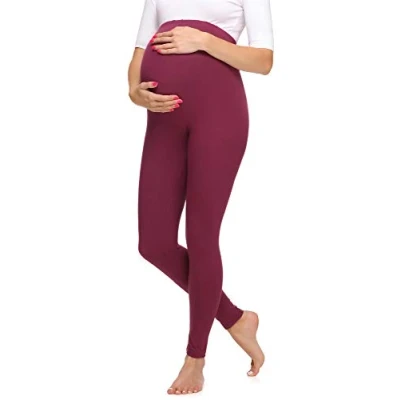 Bild av Merry Style Dam Mamma Leggings i Viskos MS10 297 (Rödvin, 3XL)