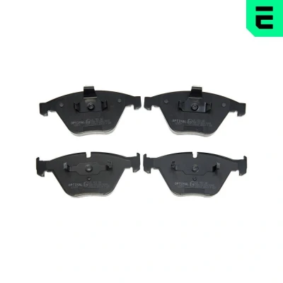 Bild av OPTIMAL BP 12509 Jeu de plaquettes frein Essieu avant préparé pour indicateur d&#039;usure, contact signal d&#039;usure exclu BMW: 3 Berline, Coupe