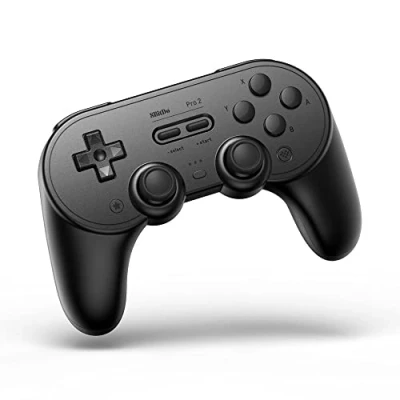 Bild av 8Bitdo Pro 2 Bluetooth Controller for Switch, PC, macOS, Android, Steam &amp; Raspberry Pi (Black Edition)