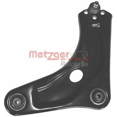 Bild av METZGER 58061501 Bras de suspension avec rotule suspension, support en caoutchouc Essieu avant gauche barre oscillant transversal