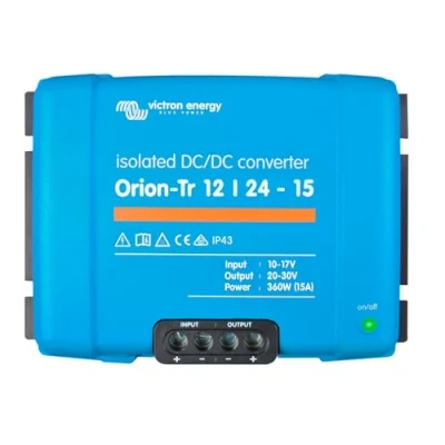 Bild av Victron Energy Orion Tr IP43 12/24 Volt 15 amp 360 Watt DC Omvandlare, Isolerad