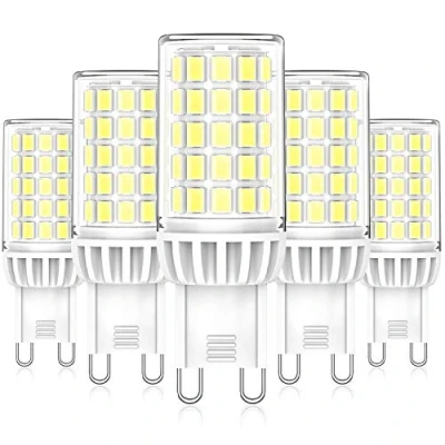 Bild av Eco.Luma G9 LED lampor, 6 W 550 lm kallvit 6000 K glödlampor ersättning för 50 60 halogenlampor, inget flimmer 360 strålvinkel maj, inte dimbar AC 220 240 V, 5 pack