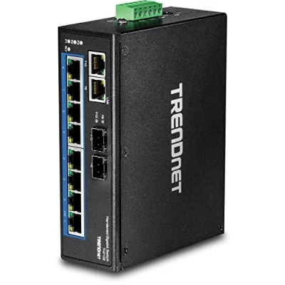 Bild av TRENDnet TI G102i 10 Port Industrial Gigabit L2 Managed DIN Rail Switch