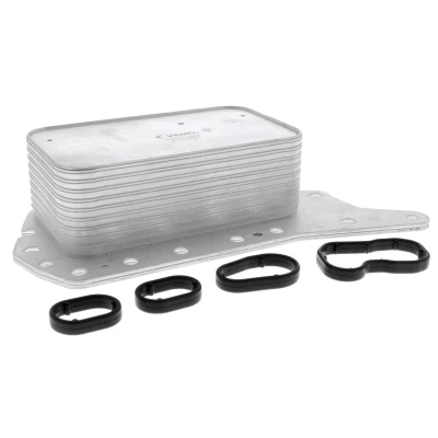 Bild av VEMO V30 60 1322 Radiateur d&#039;Huile avec joints Qualité originale RENAULT: Espace 5, MEGANE 3, Trafic NISSAN: Qashqai / Qashqai+2 I, X Trail