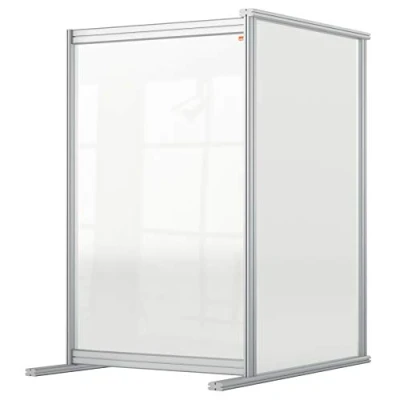 Bild av Nobo Premium Plus Genomskinlig Akryl Skyddande Bordsskärm Utbyggbart System 600x1000mm