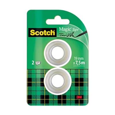 Bild av Scotch 8 1975R2 Tejp, Transparent, 2 rullar
