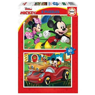 Bild av Educa Pussel Mickey Mouse Fun House 2x48
