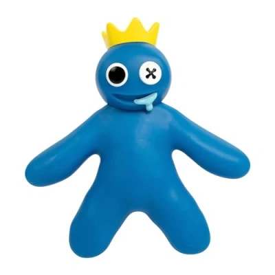 Bild av Heroes of Goo Jit to Rainbow Friends blå Multiplayer barnvänlig skräckhistoria upplevelse Superstretchig go fylld spelfigur stretchig upp till 3 x sin storlek