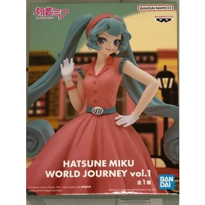 Bild av Banpresto BP88648P actionfigur Hatsune Miku, World Journey Vol.1, 18 cm, flerfärgad