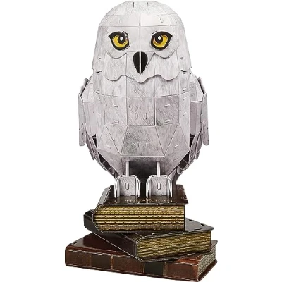 Bild av 4D BUILD 3D pussel Harry Potter spel 118 bitar Hedwig uggla vuxenpussel samlarobjekt vuxenleksak för barn 12+