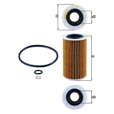 Bild av Oljefilter KNECHT OX 384D