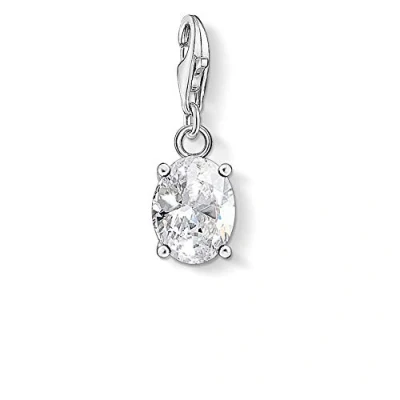 Bild av Thomas Sabo Kvinnor Sterling Silver Cubic Zirconia Nyckelring 1847 051 14, En storlek, Metall, Kubisk zirkonia