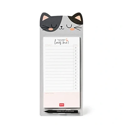Bild av Legami Don&#039;t Forget Magnetiskt anteckningsblock, 11 x 28 cm, Kittens