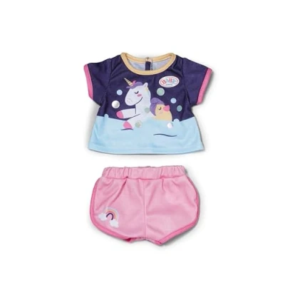 Bild av BABY född pyjamas med enhörningsmotiv för 43 cm dockor, 839256 Zapf Creation