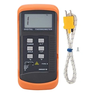 Bild av digital termometer, enkel kanal K typ termoelement sensor termometer temperaturmätare 50 1300 C