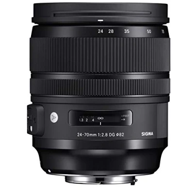 Bild av Objectif SIGMA Canon EF Mount 24 70mm F2.8 DG OS HSM Zoom Standard Pleine Taille Art SLR Exclusif