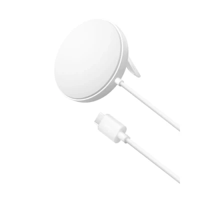 Bild av Belkin trådlös magnetisk laddningsplatta 15 W med utfällbart stöd MagSafe kompatibel Qi2 laddare för iPhone 16 serien, Samsung Galaxy S25 AirPods, m.fl. (utan strömförsörjning) Vit