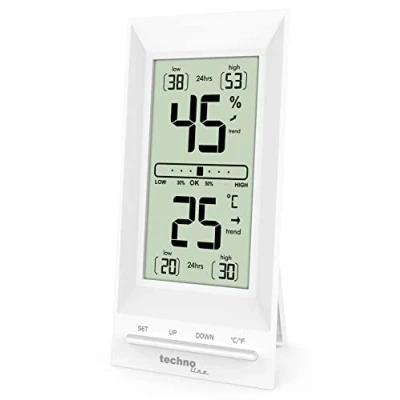 Bild av Technoline WS9129 termometer, termom hygrometer, temperatur, luftfuktighet, rumskomfortindikator, kalibreringsfunktion