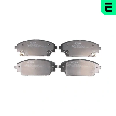 Bild av OPTIMAL BP 12713 Jeu de plaquettes frein Essieu avant avec indicateur d&#039;usure MAZDA: 3 3/5 portes, CX 3, 30
