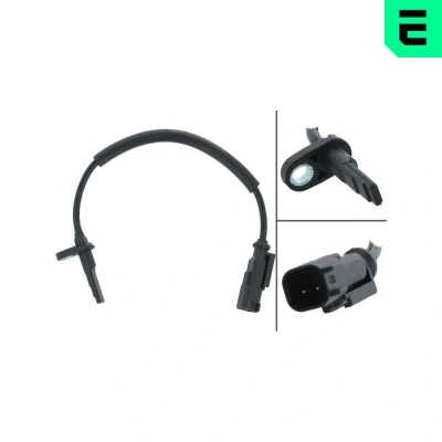Bild av OPTIMAL 06 S873 Capteur ABS Essieu avant gauche, droit actif 218 FORD: Transit Custom V362 Van, V363 Van