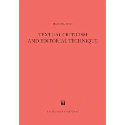 Bild av Textual Criticism and Editorial Technique: Applicable to Greek Latin texts