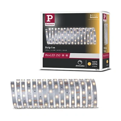 Bild av Paulmann 79855 LED remsa MaxLED 250 5 m varm vit IP20 inkl. 1 x 20 watt ljusband 2 700 K