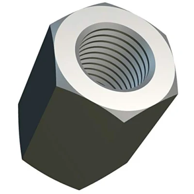Bild av M20 Hexagon Kopplingsmuttrar (60mm 30mm) Lång Stångmutter med Kvinnlig Gänga Legerat stål Förzinkat för Kommunikationsutrustning DIN 6334 (Paket met 1 stycken) Högerhöjd 60mm