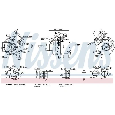 Bild av Turbo, nissan,renault, 1441100K0F, 1441100Q0G, 1441100Q0GEX, 1441100Q1C, 1441100Q1CEX, 8200732546, 8200740282, 8200740282E, 8200740282F