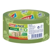 Bild av tesa pack eco &amp; Strong Packaging Tape ecoLogo 66m x 50mm Green/Printed