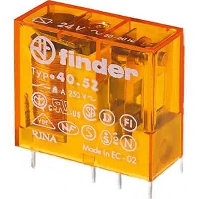 Bild av Finder kontakt/Printrelä 230 V AC, 2 W, 8 A, 1 st, 40.52.8.230.000 (3 stycken kontakt/tryckrelä)