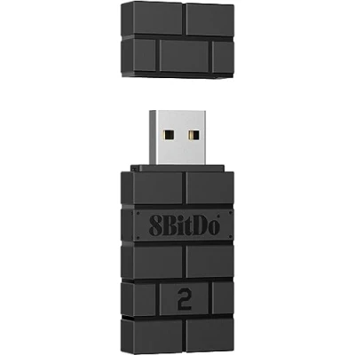 Bild av 8Bitdo Wireless USB Adapter 2 for Switch, Switch OLED, Windows PC, Mac and Raspberry Pi, PS5, PS4, Pro Controller More (Nintendo Switch//)